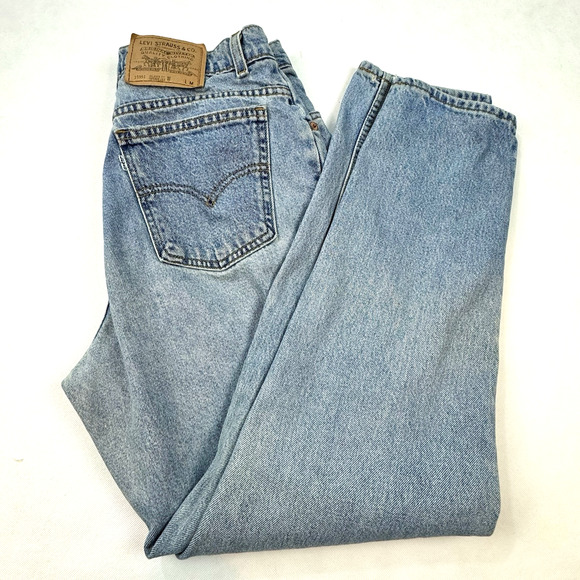 RARE VTG Levis WHITE Tab 15951 Relaxed Fit Tapered Leg Jeans Size 10 951 - Picture 2 of 7